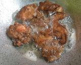 A picture of step 4 of Chilli chicken.