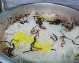 A picture of step 5 of Chicken biryani.