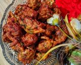 A picture of step 5 of Pyaz palak pakora.