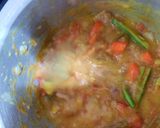 A picture of step 3 of South indian Sambar meal.