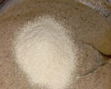 A picture of step 1 of Falahari Mathri for teatime snacks.
