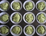 A picture of step 3 of Azuki Stuffed Matcha Cupcakes.