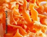 A picture of step 6 of Ribbon pakoda.