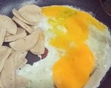 รูปขั้นตอนการทำที่ 2 ของ ข้าวผัด(บุกนุ่ม)หมูยอ,ไข่ขยี้,พริกน้ำปลา - คีโต