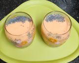 A picture of step 3 of Papaya & subja seed smoothie.