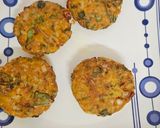 A picture of step 3 of Leftover khichdi wada.
