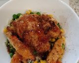 A picture of step 2 of Homemade breadcrumbed chicken pieces.