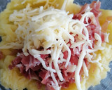 Foto del paso 4 de la receta: Bolas de patata con jamón y queso
