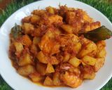 Foto langkah ke 4 dari resep Balado Kentang Udang.