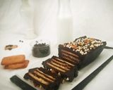 A picture of step 13 of Chocolate Biscuit Cake with Sugar coated Coconut Biscuits.