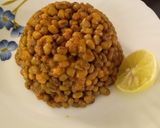 A picture of step 3 of Masaledar Moong.