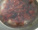 A picture of step 1 of Purple cabbage and berry smoothie.