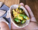 Hình bước làm 5 của món 🌱 Bánh Xếp Samosa Ấn Độ Với Vỏ Bột Nguyên Cám (Vegan)
