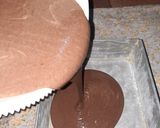 Foto langkah ke 3 dari resep Bolu Ketan Hitam Coklat Keju Lembut.