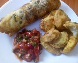 A picture of step 7 of Sweet potato Viazi Karai With fried eggs.
