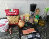 Foto del paso 1 de la receta Pasta con salmón ahumado