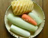 Foto langkah ke 1 dari resep Acar Timun Wortel Nanas (acar mentah).