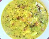 A picture of step 12 of Moong dal with spinach fenugreek.