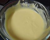 A picture of step 3 of Eggless mango mousse without gelatin/agar-agar.
