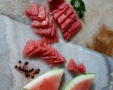 Une image de l'étape 4 de Carpaccio pastèque basilic 🍉 🌱.