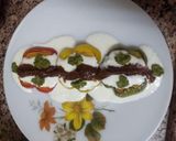 A picture of step 7 of Capsicum vada chaat.