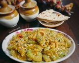 शिमला मिर्च और प्याज़ की स्वादिष्ट सब्ज़ी 😋🌶️🧅 रेसिपी चरण 9 फोटो