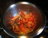 Foto del paso 2 de la receta Arroz blanco caldoso con carne de pollo y alcachofas 🐔