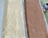 Foto langkah ke 4 dari resep Bolu cream cheese coklat dan original.