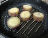 A picture of step 3 of Sweet Potato Bruschetta (Vrat Special).