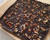 A picture of step 4 of Salted Dark Chocolate Bark.