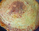 A picture of step 3 of Moong dal Cheela.