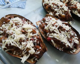 Foto del paso 12 de la receta: Berenjenas rellenas de verdura con jamón