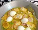 Foto langkah ke 4 dari resep Kare Ayam Tahu Telur.