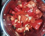 A picture of step 1 of Khatta Meetha Red chilli pickle.