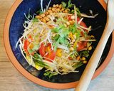 A picture of step 5 of Thai green Papaya salad.