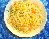 A picture of step 1 of Healthy Vegetable Spaghetti🍝🌽🌶.