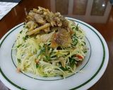 Hình bước làm 4 của món Gỏi xoài khô cá sặc
