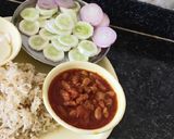 A picture of step 4 of Rajma.