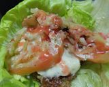 Foto del paso 12 de la receta: Hamburguesa🥬🍔🧆sin pan🥩🍅🧅
