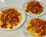 Hình bước làm 4 của món Mì Spaghetti bò bằm 🍝