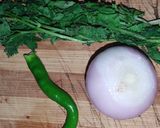 A picture of step 2 of Okra (Bhindi) Omelette.