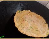 A picture of step 4 of Rice Chilla.