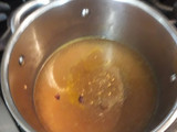 Sopa de lentejas rojas