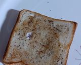 A picture of step 3 of Bread vegetable Sandwich for kids.