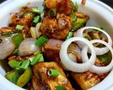 A picture of step 7 of Paneer Chilli Dry.