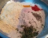 A picture of step 1 of Missi Roti.