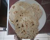 A picture of step 1 of My homemade shawama stuffed with shredded chicken.