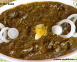A picture of step 6 of Sarson Da Saag.