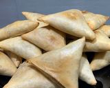 A picture of step 8 of Crunchy Simple Beef Samosas/ Sambusa Recipe.