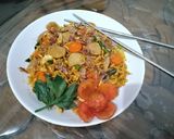 Foto langkah ke 6 dari resep Mie Goreng Istimewa.
